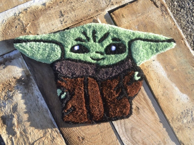 Tapis Baby Yoda